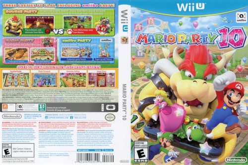 Mario party wii cover - u, art