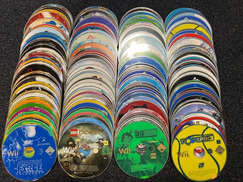 Nintendo wii games disc - games, only
